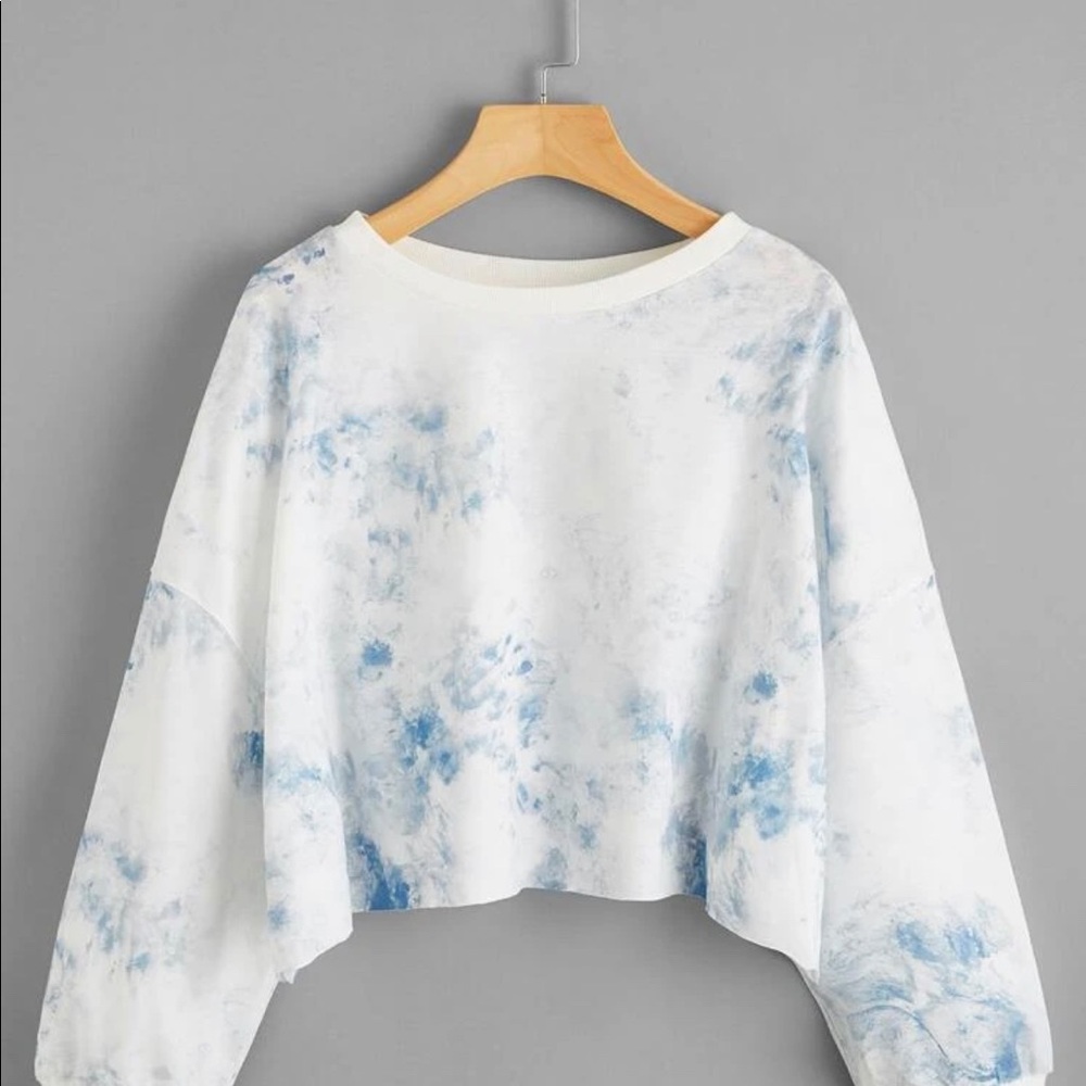 Tie dye Drop Shoulder Oversized Sweatshirt